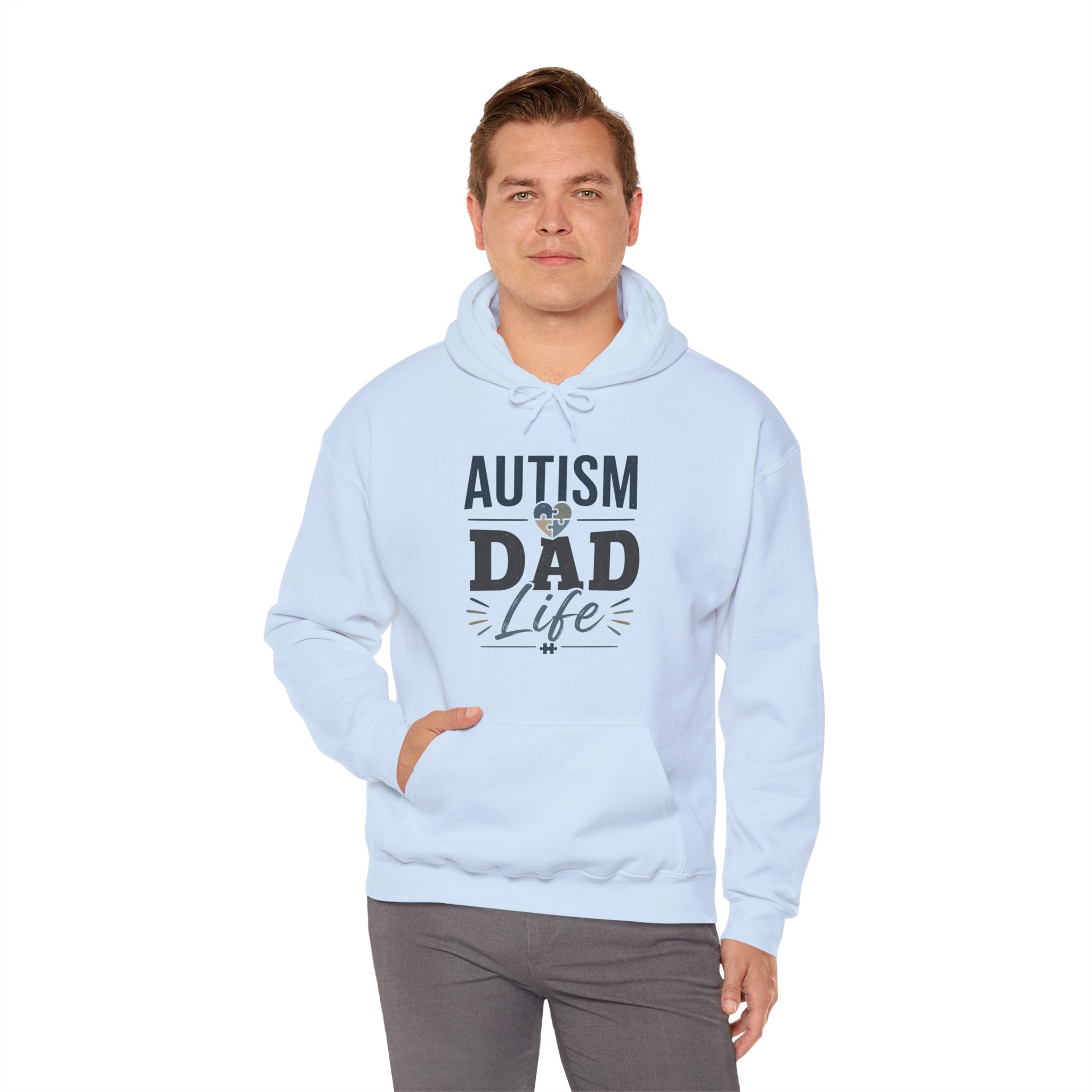 Autism Dad Life Hoodie | Autism Awareness Dad Sweatshirt