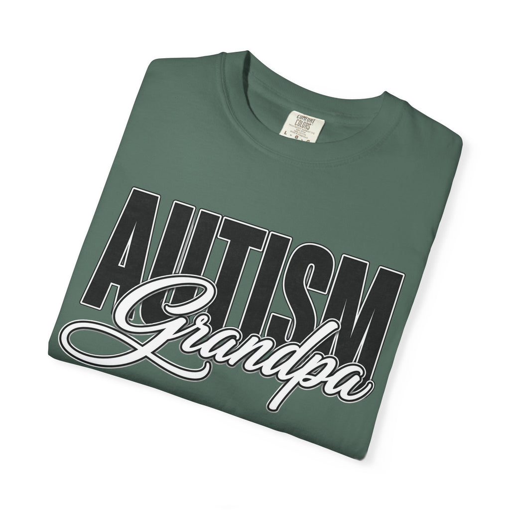 Autism Grandpa Shirt Proud Autism Grandpa T Shirt Autism Awareness Autism Acceptance Gift Puzzle Heart Special Needs Grandpa Tee