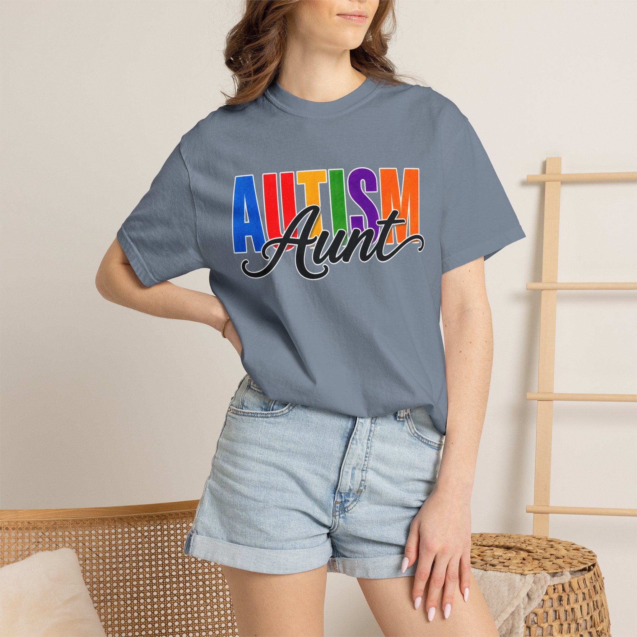 Autism Aunt Shirt Proud Autism Aunt T Shirt Autism Awareness Autism Acceptance Gift Puzzle Heart Special Needs Family Tee